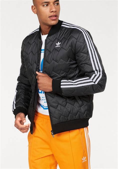 schwarze steppjacke adidas herren|Steppjacken & Gefütterte Jacken .